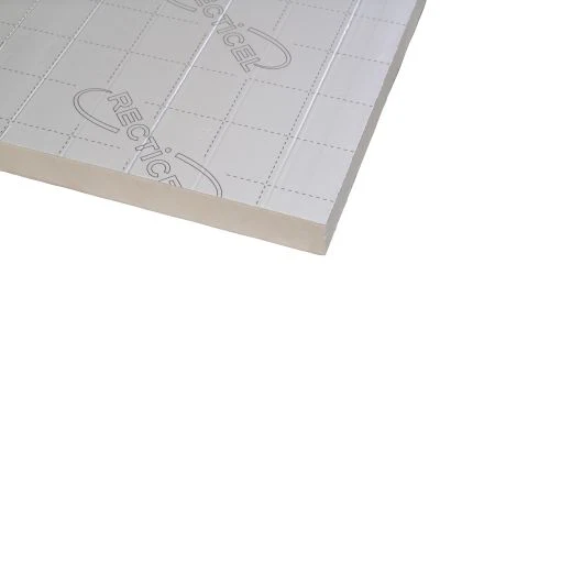 Pak Recticel Silver PIR - 2400x1200x81mm - aluminium cachering - Rd 3.60 (14pl/pak) - Image 2
